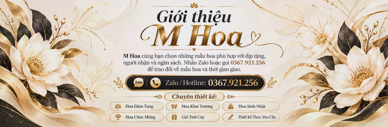 Ảnh bìa Shop hoa tươi Mỹ Lộc Nam Định - Đồng hành cùng những dịp đặc biệt
